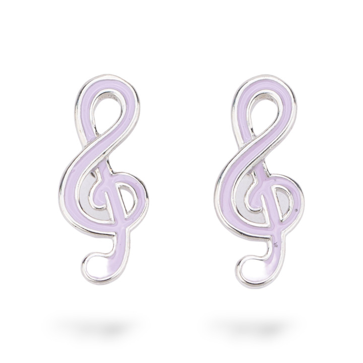 Orecchini Di Argento 925 Smaltati Collezione Flora 3 Coppie