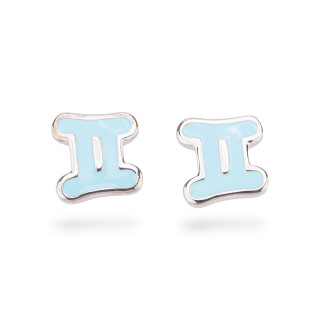 Boucles d'oreilles émaillées Argent 925 Collection Flora 3 Paires