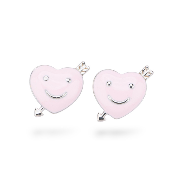 Orecchini Di Argento 925 Smaltati Collezione Flora 3 Coppie