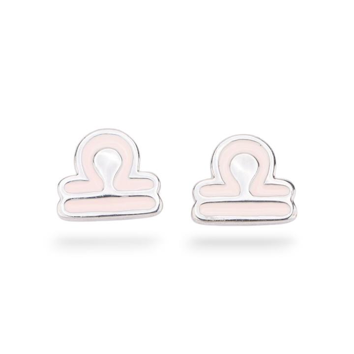 Emaillierte Ohrringe aus 925er Silber, Kollektion Flora, 3 Paar