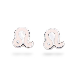 Emaillierte Ohrringe aus 925er Silber, Kollektion Flora, 3 Paar