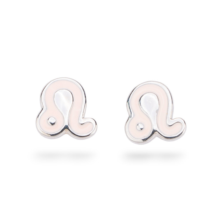 Boucles d'oreilles émaillées Argent 925 Collection Flora 3 Paires