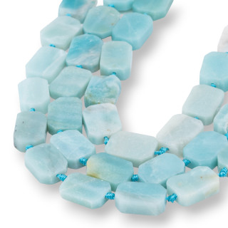 Irregular Amazonite Flat 8x12mm