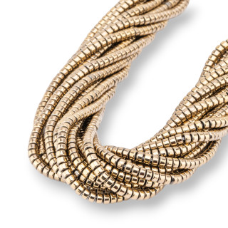 Hämatit Glatte Rondelle 3x2mm Pyrit