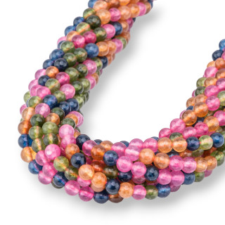 Jade Tourmaline Ronde Lisse 04mm