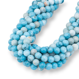 Esfera Larimar Cruda Lisa 04mm