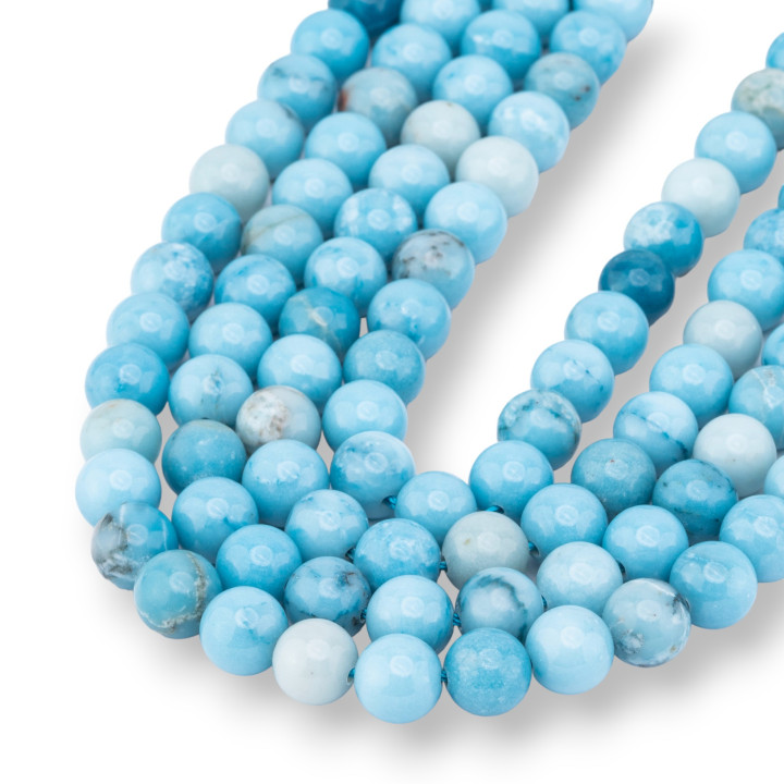Larimar Sphère Lisse Brute 08mm
