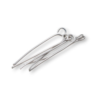 Stahlnägel mit Ring 0,6x20mm 80gr