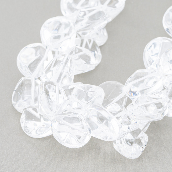 Cristal Transparente Irregular 11x16mm
