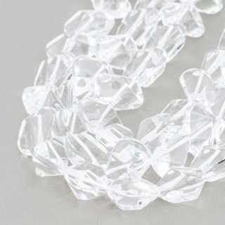 Cristal Transparente Irregular 16x15mm