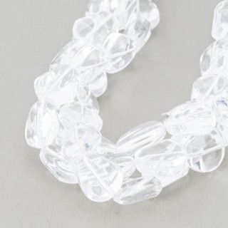 Cristal Transparente Plano Irregular 13x15mm