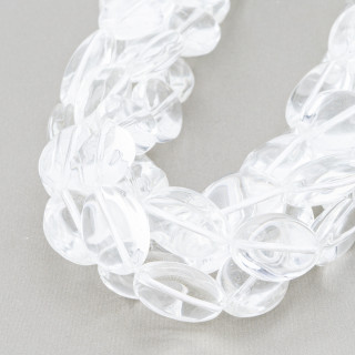 Cristal Oliva Plano Transparente 13x17mm