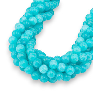 Amazonite Jade Clair Rond Lisse 06mm