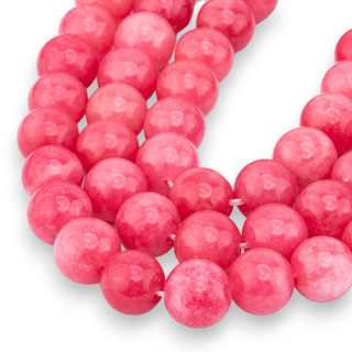 Rhodochrosite Jade Clear Round Smooth 12mm