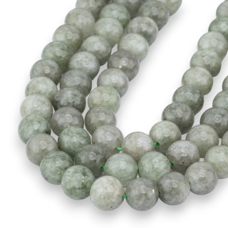 Σκούρο Πράσινο Jade Στρογγυλό Λείο 10mm