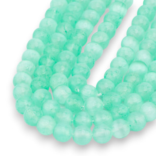 Selenite Round Smooth 8mm Light Green