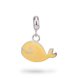 Pendenti Charms Di Argento 925 Smaltati Collezione Flora 2 pz