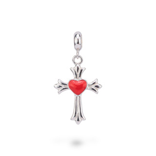 Pendentifs Charms en Argent 925 émaillé Collection Flora 2 pcs
