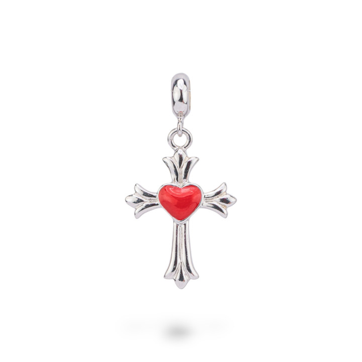Pendenti Charms Di Argento 925 Smaltati Collezione Flora 2 pz