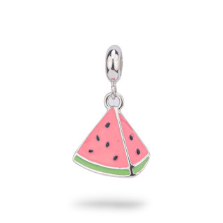 Enamelled 925 Silver Charms Pendants Flora Collection 3 pcs