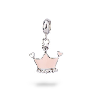 Pendentifs Charms Argent 925 émaillé Collection Flora 3 pcs