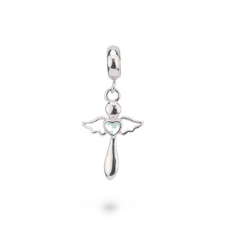 Pendenti Charms Di Argento 925 Smaltati Collezione Flora 4 pz