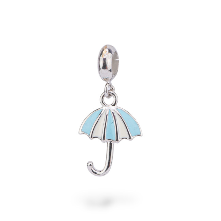 Colgantes Charms de Plata 925 esmaltados Colección Flora 4 piezas