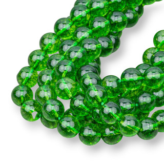 Λείο στρογγυλό Peridot Χρώμα Rock Crystal 12mm