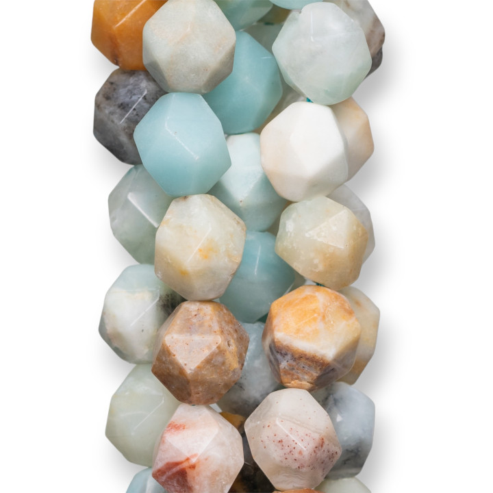 Icosaèdre Amazonite Multicolore 10mm