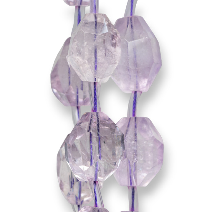 Διαυγής Αμέθυστος Faceted Stone 20-27mm