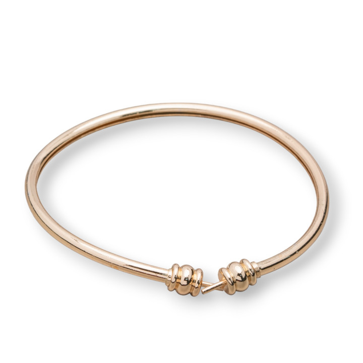 Bases de Bracelet Laiton 5pcs Lumière Dorée