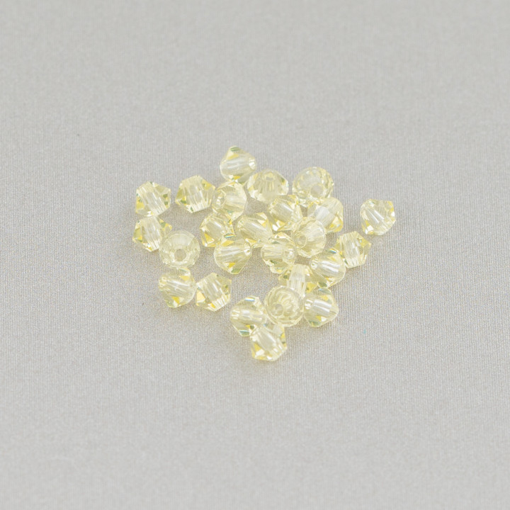 Cristalli Swarovski Bicono  3mm Marca Preciosa - 100pz - Giallo