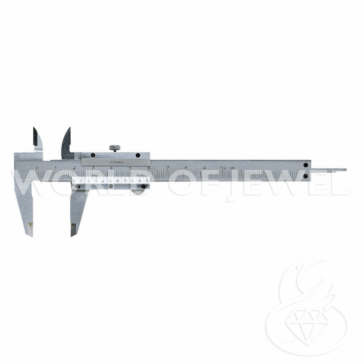 Metal Gauge for Pearls 0-140mm Div 0,10mm