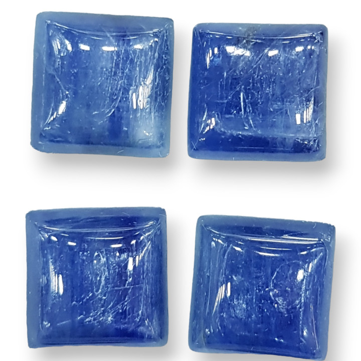 Square Kyanite Cabochon 12x12mm 4pcs