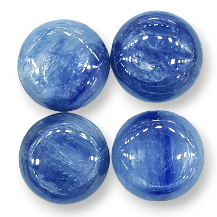 Στρογγυλό Κυανίτη Cabochon 14mm 4τμχ