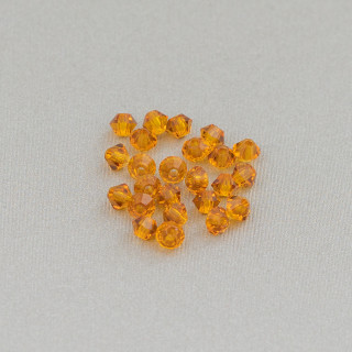 Swarovski Bicone Crystals 03mm Brand Preciosa - 100pcs - Brown