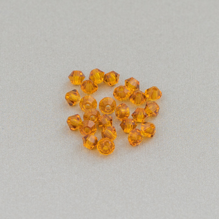 Cristaux Swarovski Toupie 03mm Marque Preciosa - 100pcs - Marron