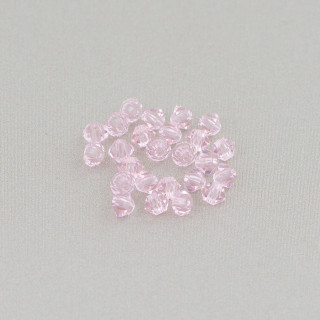 Swarovski Bicone Crystals 03mm Brand Preciosa - 100pcs - Pink
