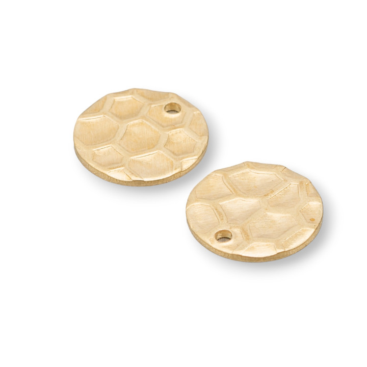 Componentes de tortuga de bronce redondo con un anillo 80 piezas