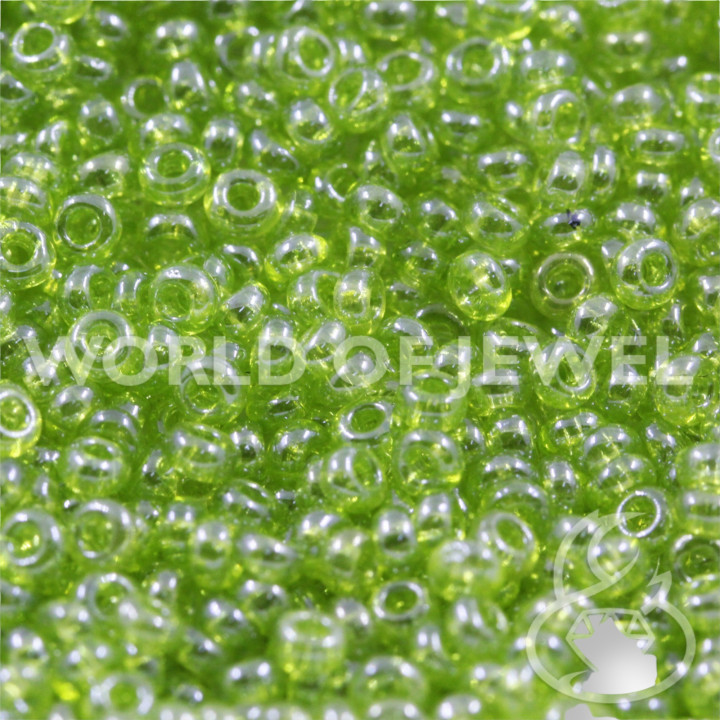 Abalorios 2x1,5mm 450gr Verde Peridoto