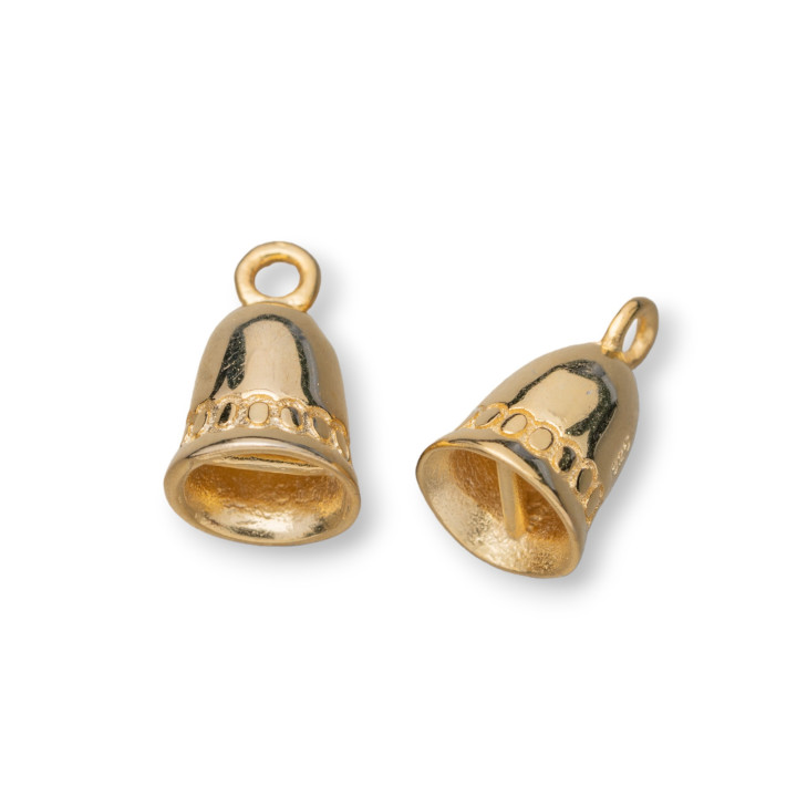 Κύπελλα Ασημένια 925 07x12mm 10τμχ Χρυσή