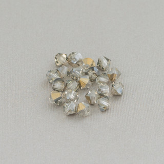 Swarovski Bicone Crystals 04mm Brand Preciosa - 100 τμχ - Olive Green Gold