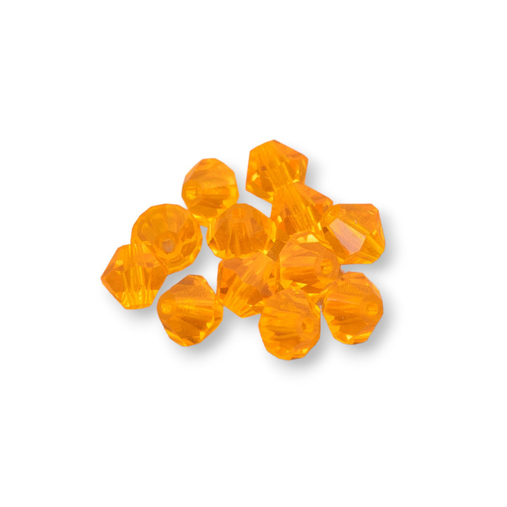 Cristaux Swarovski Toupie 06mm Marque Preciosa - 50pcs - Orange