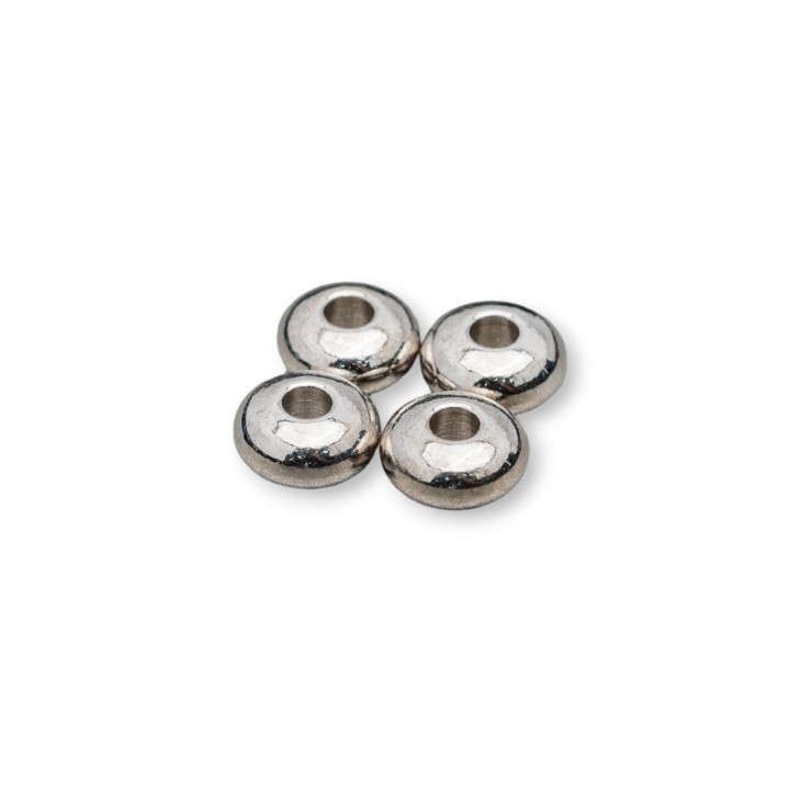 Arandelas distanciadoras de latón 6,0x3,0mm 150gr (350uds) Rodiadas
