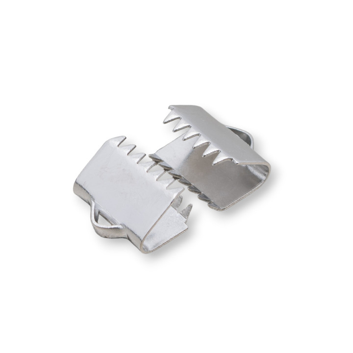 Stahlhaken und Bandstopper Endverschluss für Leder und 10,5 mm Seil 170 Stk