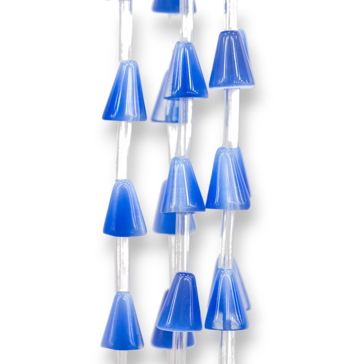Katzenaugenkegel 8x10mm Blau