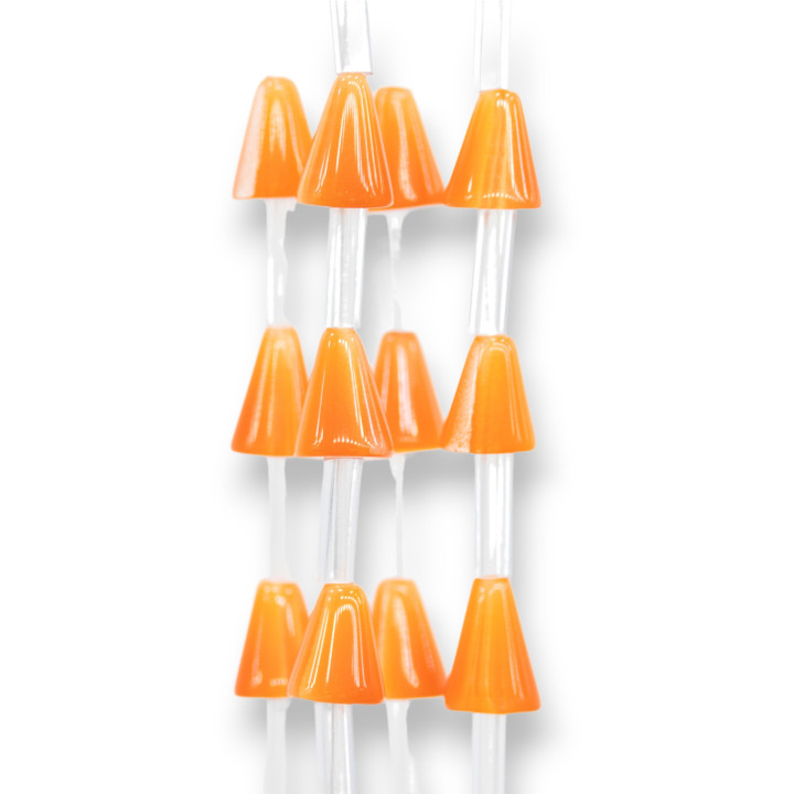 Cat's Eye Cone 8x10mm Peach