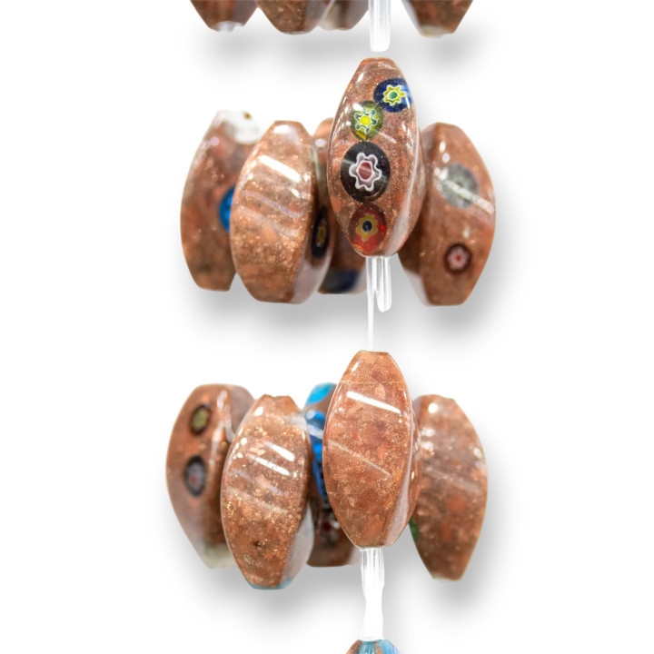 Ovale Twist Oeil de Chat 10x20mm