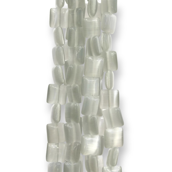 Cat's Eye Flat Square 6mm Grey