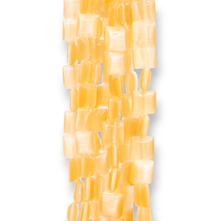 Occhio Di Gatto Quadratino Piatto 6mm Pesca